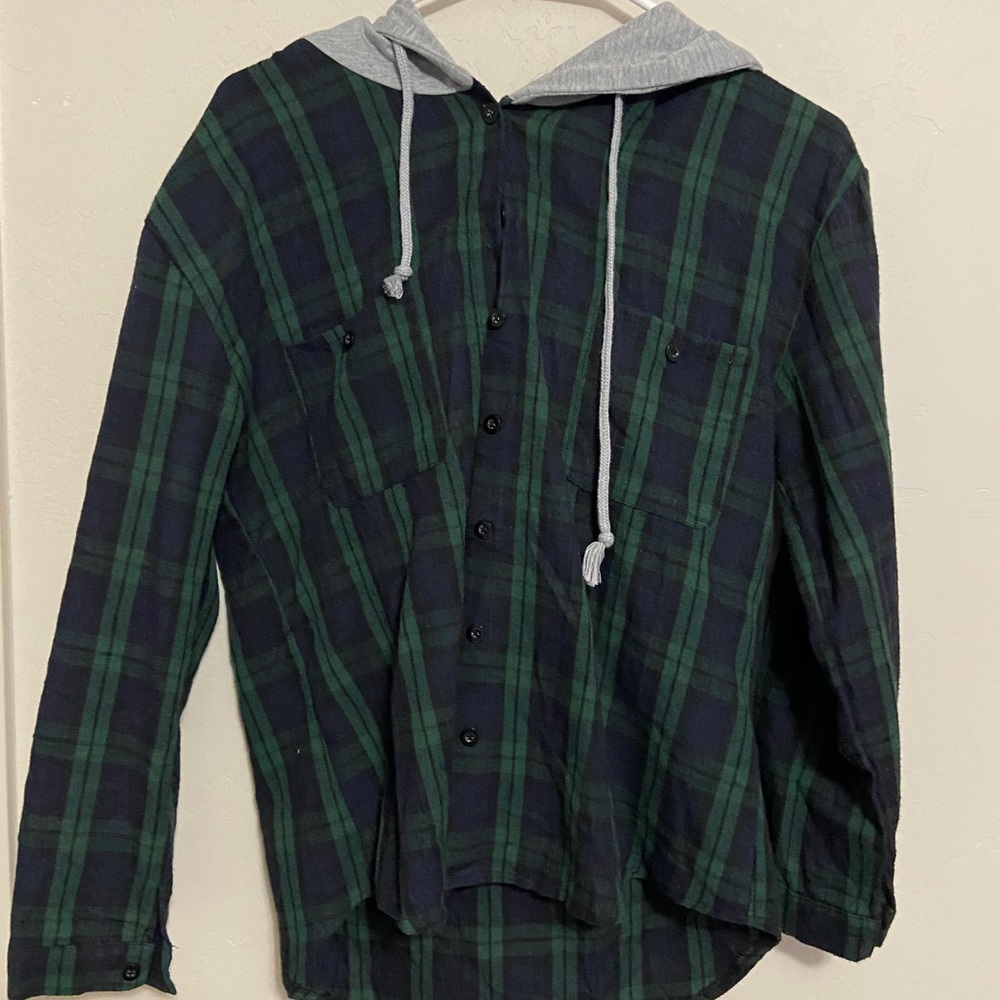 Super Cute Hooded Flannel